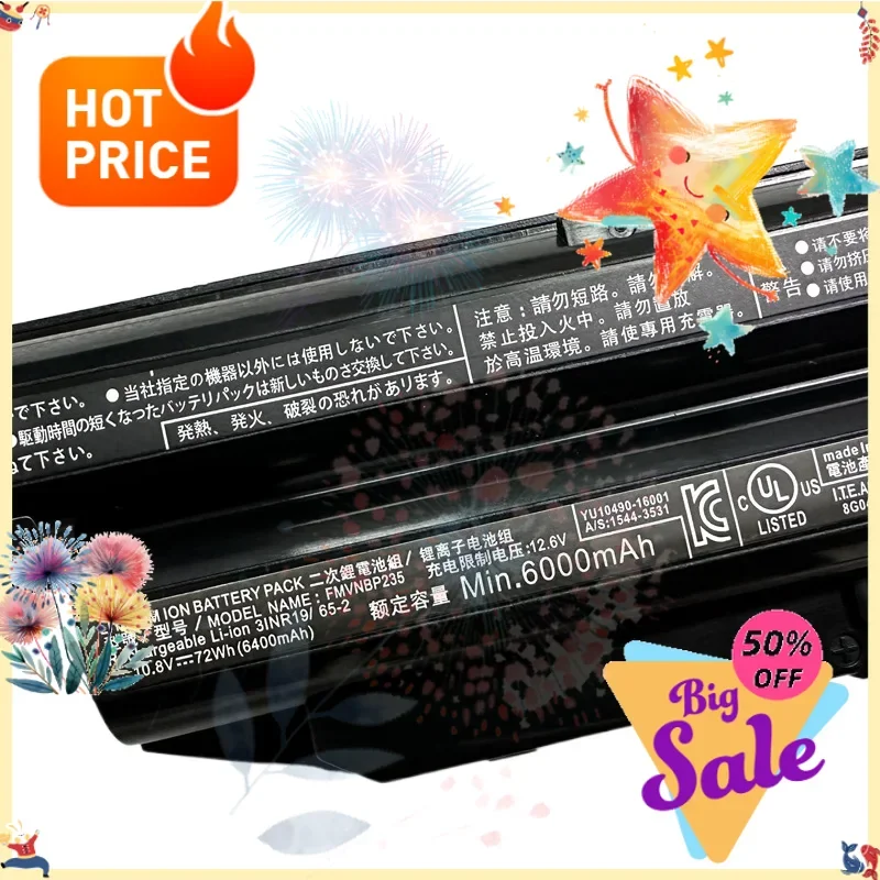 SWZY FPCBP429 Laptop Battery For Fujitsu LifeBook E734 E744 A514 E754 E753 S904 S935 S938 FPCBP426 BP234 BP404 FPCBP405 FPCBP416