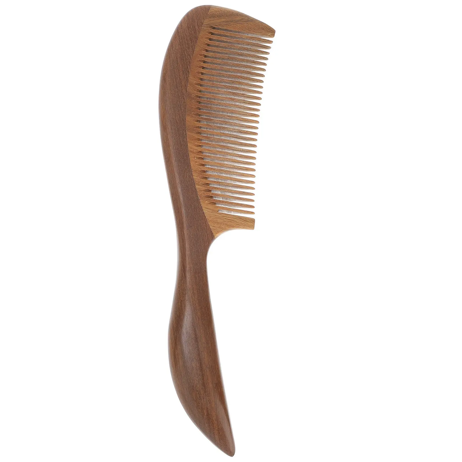

Massage Wooden Comb Fine Tooth Natural Wood Hair Detangler For Women Men Anti-Static Scalp Care Thick Curly Hair