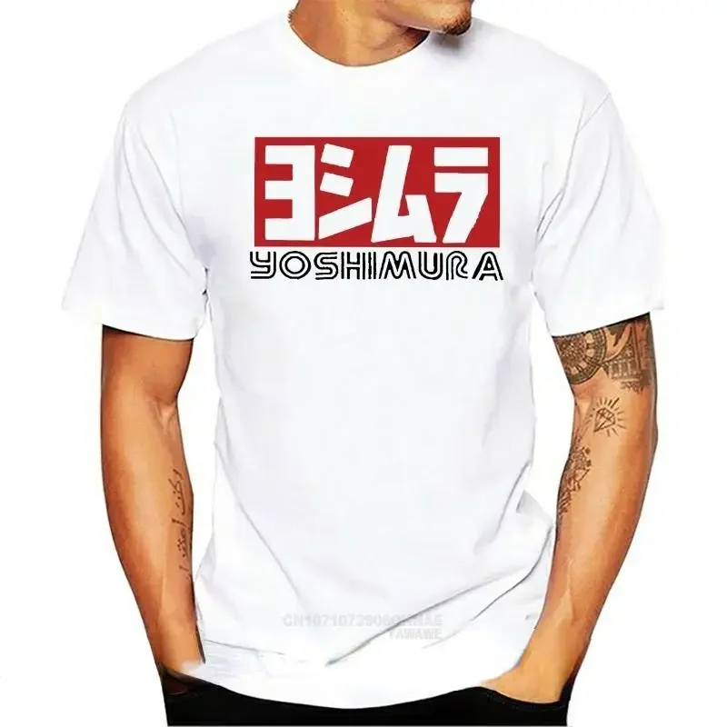 2024  heavyweight Yoshimura Japan Mens Tees S 3XL White tshirt men summer fashion t-shirt euro size graphic streetwear Casual