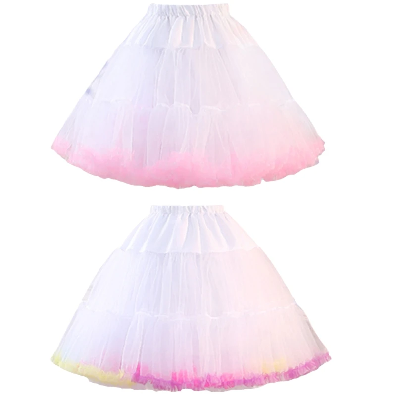 Women's Crinoline Petticoat Ball Gown Half Slips Underskirt for Dress