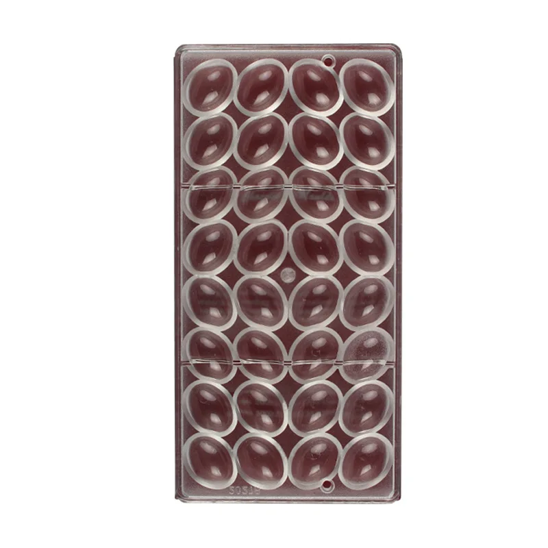 12/32 Holes Chocolate Mold Small Easter Egg 3D Polycarbonate  Bonbons Candy Bar Professional Confectionery Baking Pastry Tools