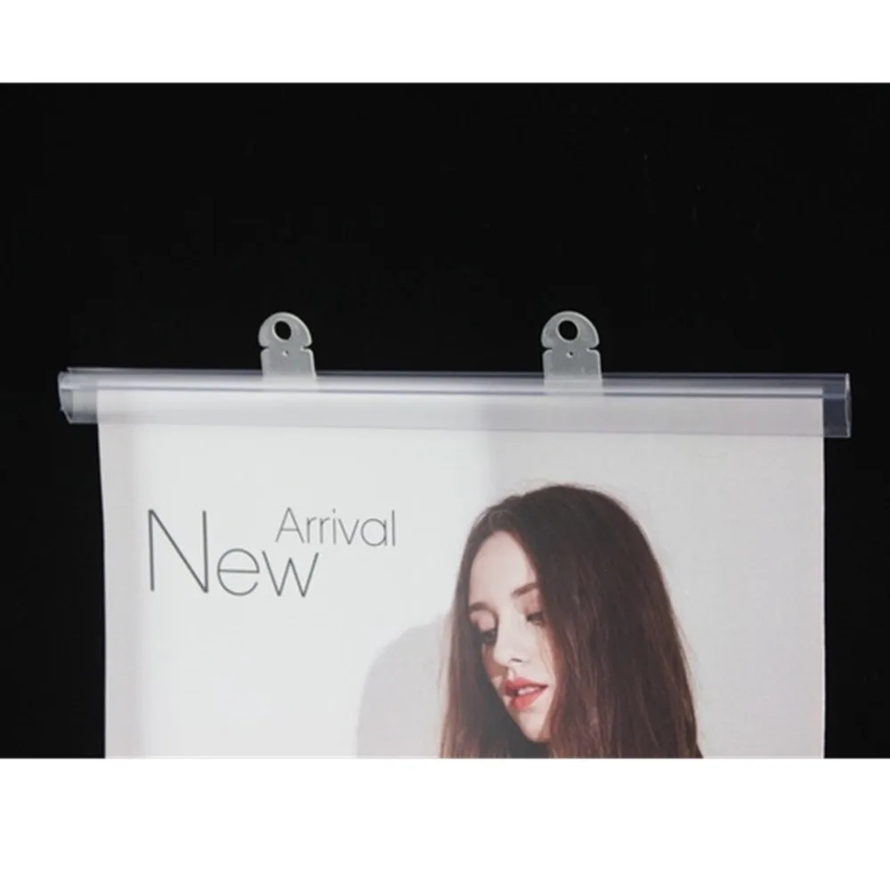 50 قطعة 60 سنتيمتر ورقة المشارك المفاجئة الإطار السكك الحديدية راية تسجيل كليب أنبوب المشارك شماعات هوك قطاع المشارك صورة اللوحة عرض المفاجئة قضيب #2