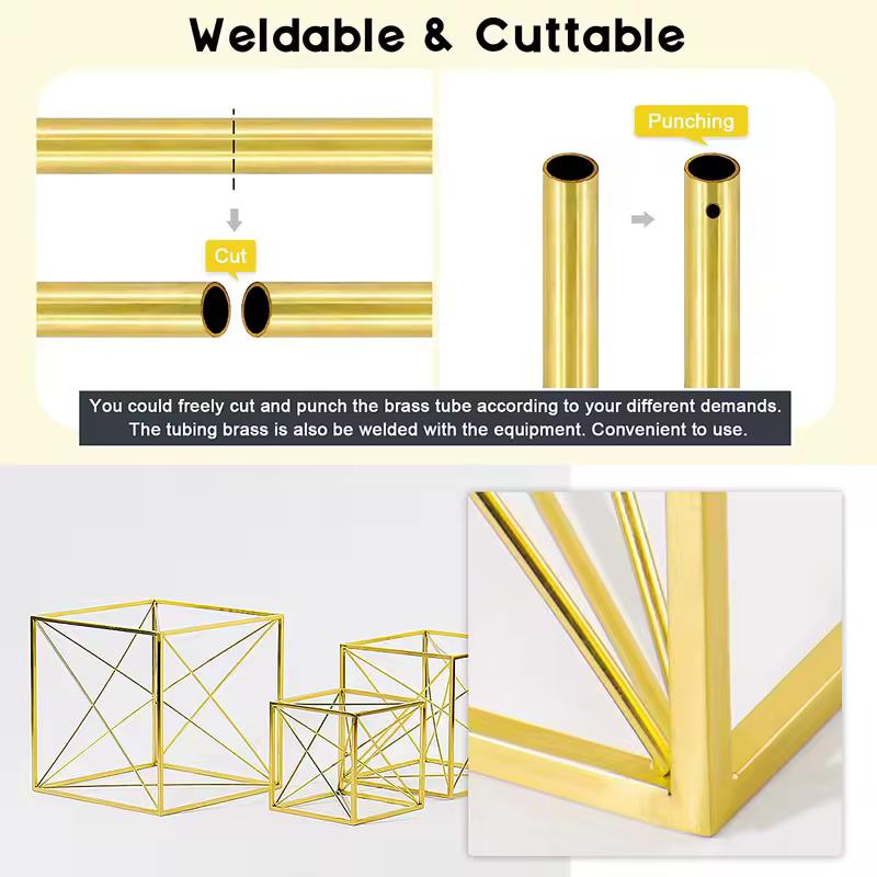 1pcs Brass Tube DIY Length 200mm 300mm 500mm Brass Round Tube Tube Round Diameter 25/22/20/18/16/14/12/10/8/6/5/4/3/2mm - Image 5