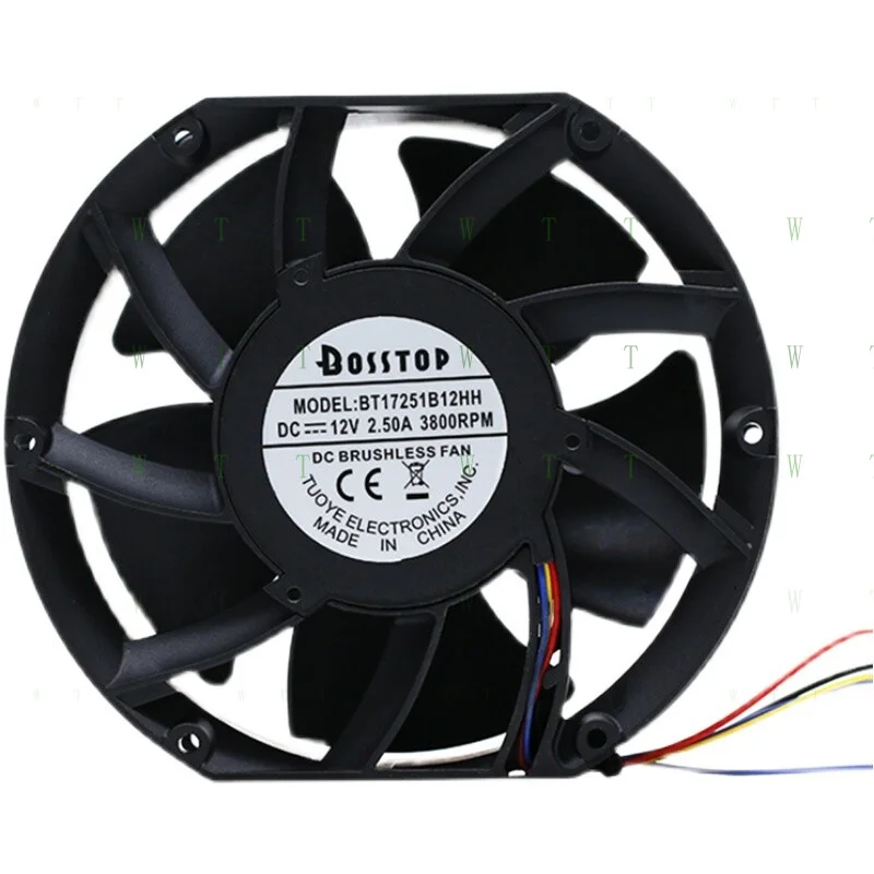 

H 1 pcs for BOSSTOP BT17251B12HH 12V 17251 IP68 humidifier ultrasonic cooling fan