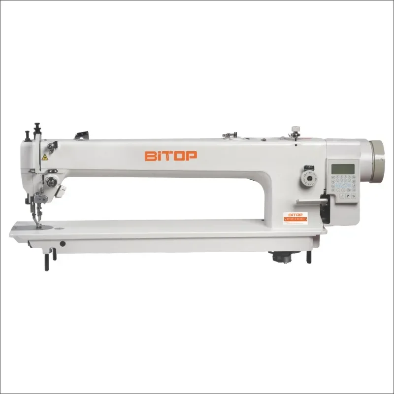 

BT-0313-56-D4 computer long arm heavy duty walking foot sewing machine for leather with automatic thread cutting