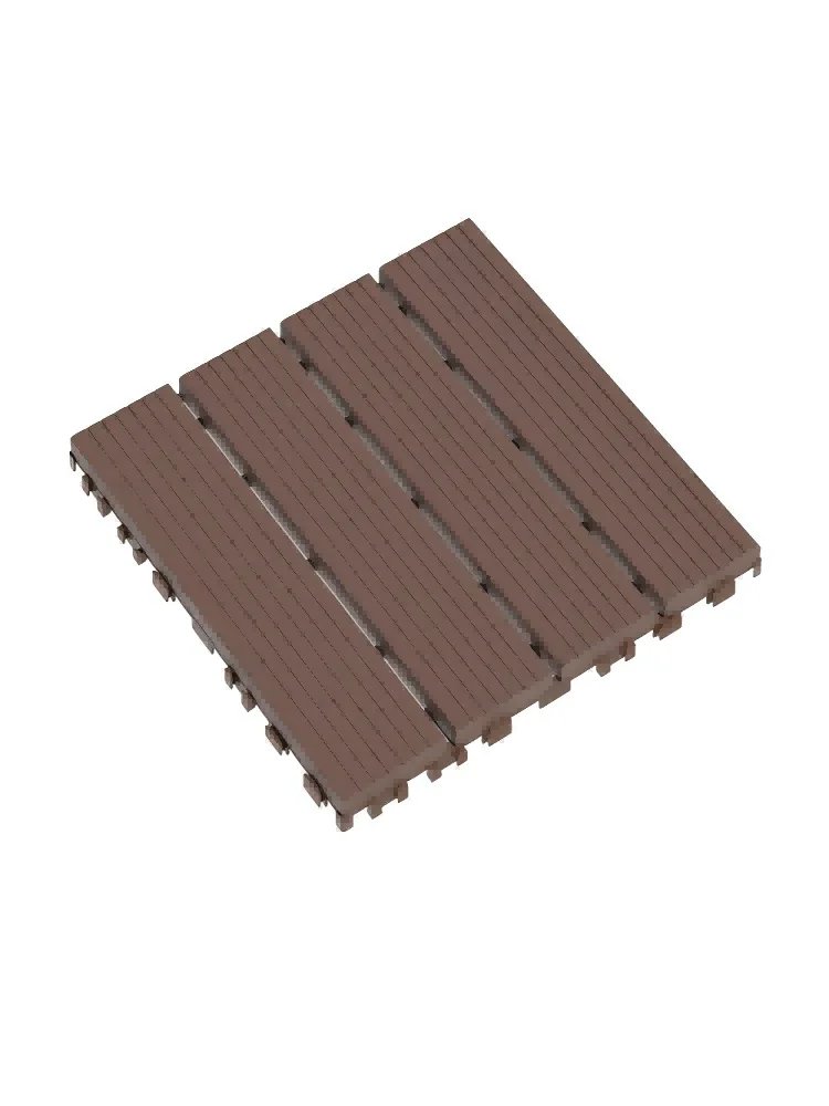 

Plastic Interlocking Deck Tiles,44 Pack Patio Deck Tiles,12"x12" Square Waterproof Outdoor All Weather Use, Patio Decking Tiles