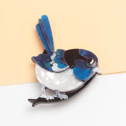 Cute Cartoon Animal Bird Acrylic Panel Brooch Unisex Fashion Accessory Pin Corsage