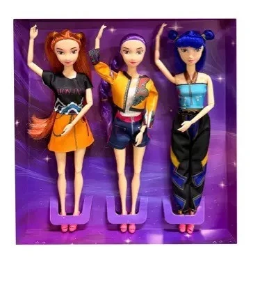 NUOVI giocattoli per bambole Kpop Demon Hunters Action Figure Toy Rumi Mira Zoey Bella principessa Baby Girl Dolls Giocattolo fai da te in plastica per ragazze