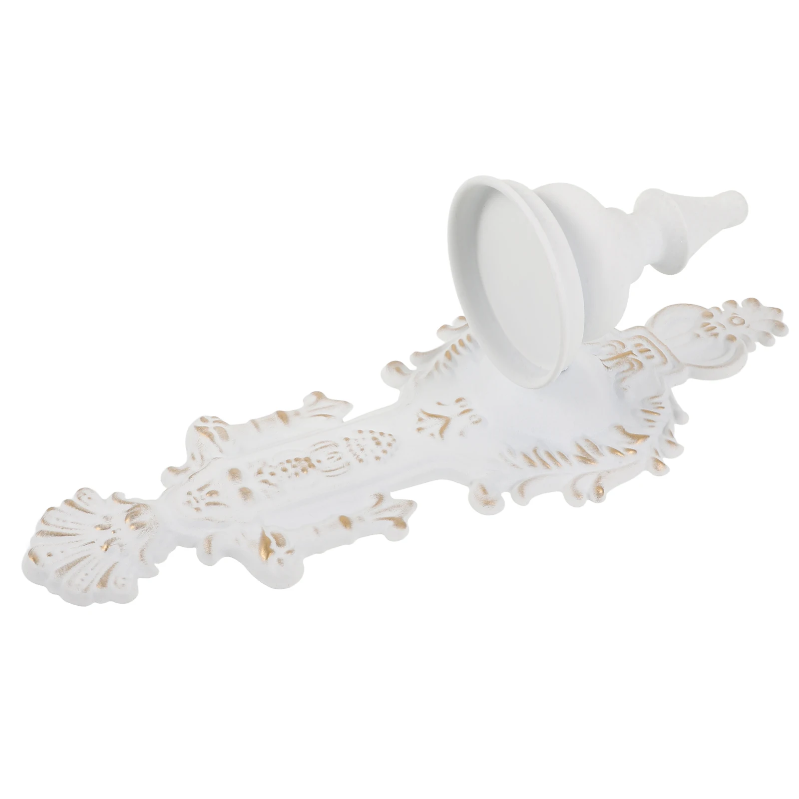 

Wall Vintage Decor Tealight White Stick Metal Hanging European Pillar Candles Holders Style Home Furnishing
