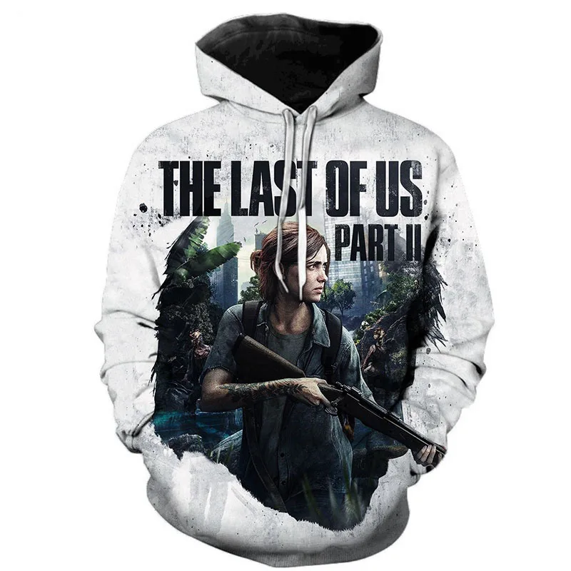 Sweats à capuche College 3D du jeu The Last Of Us pour hommes et femmes, sweat à capuche unisexe, manteau PVD, vêtements à la mo