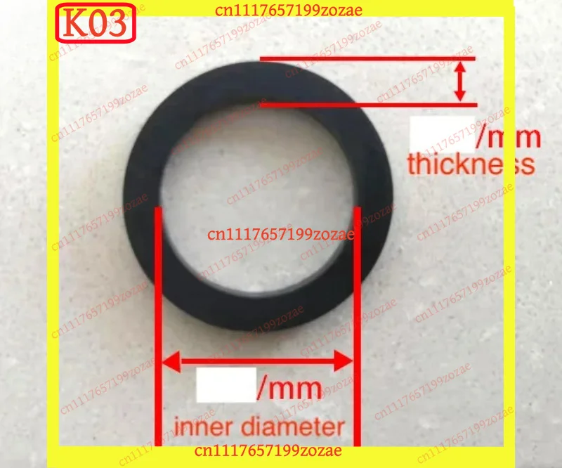 k03 3pcs Rubber Pinch Roller Wheel Belt Loop for Cassette Deck Tape Recorder Audio Player Parts Replacement for Akai