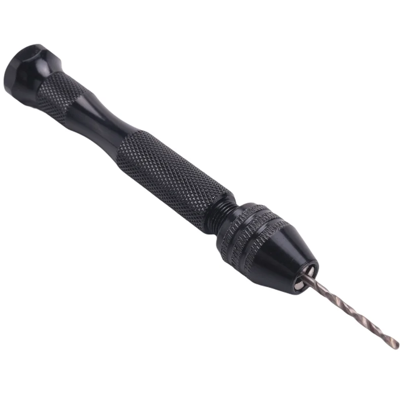 

A47U 10X Mini Hand Drill,Precision Pin Vise Woodworking Hand Drill, Miniature Drill + 100Pcs Mini Micro-Drill Bit Set