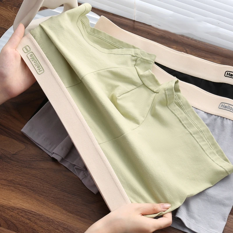 Męskie bokserki slipy z oddychającej bawełny, rozmiary L-4XL, elastyczny pas, bielizna antybakteryjna, woreczek 3D, szorty chłopięce, jednolite kolory.