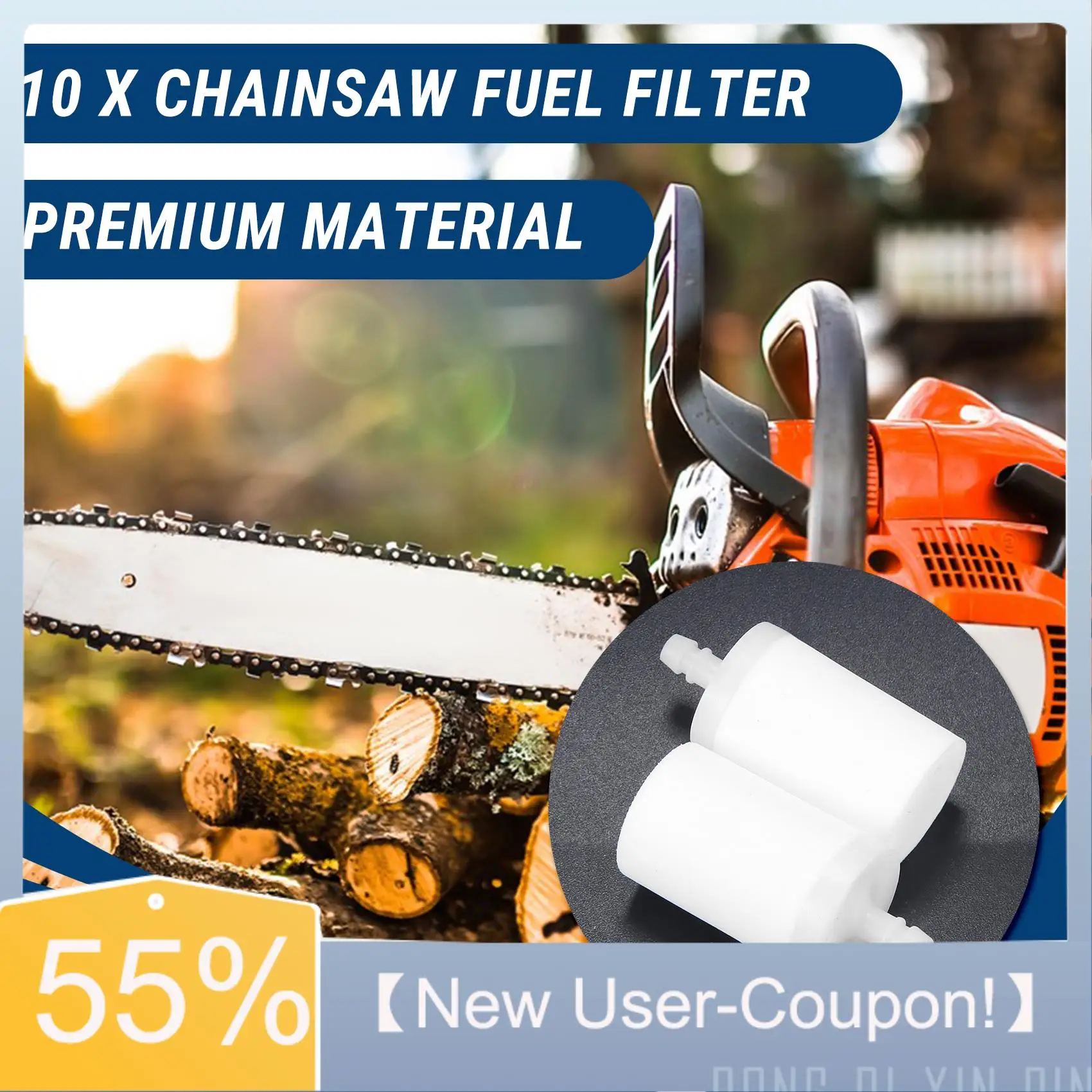 

【Fast Delivery】10Pcs Gas Fuel Filter 50 51 55 61 268 272 XP 345350351353 Parts For Chainsaw