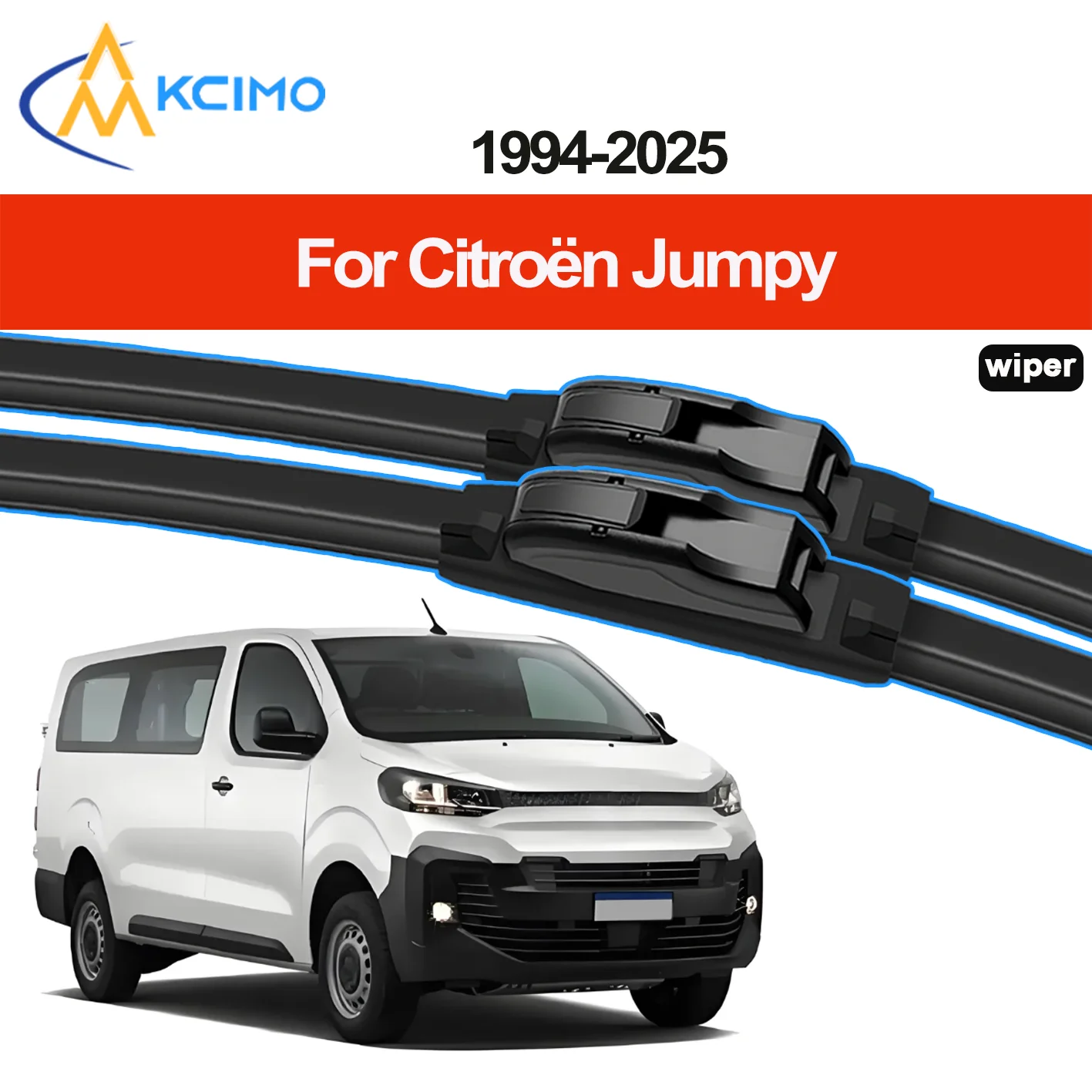 

KCIMO 2PCS New Front Windshield Wiper Blade for Citroën Jumpy 1994-2025 Front Windshield Auto Wipers Blade Accessories 2025 2024