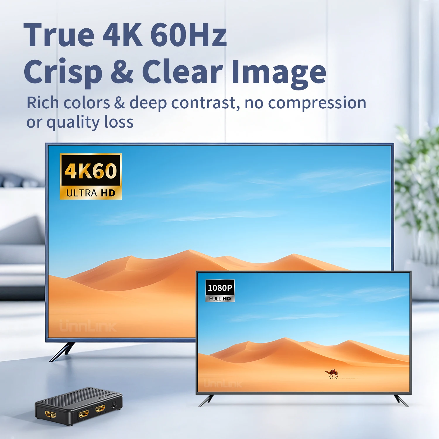 Divisor HDMI 1x2 Unnlink 4K@60 - Home Cinema Tv reseña y precio