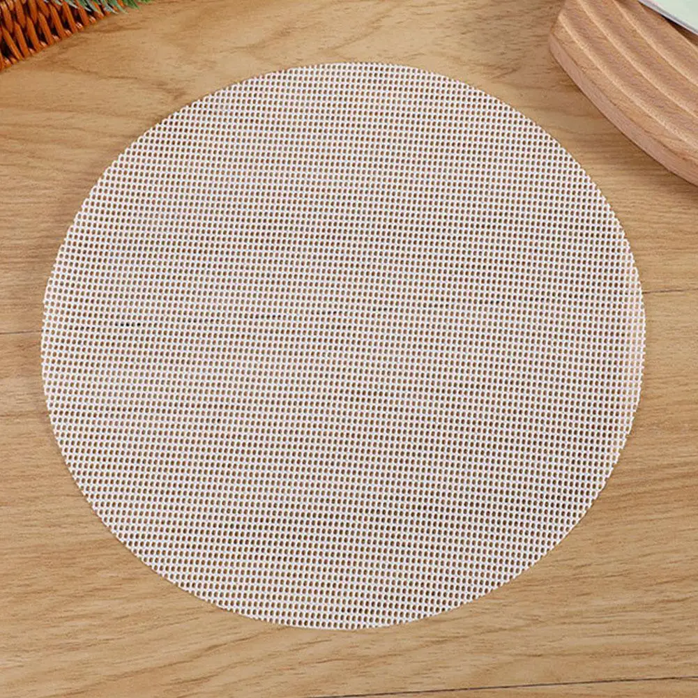 Silicone Steamer Mat Steamer Paper Liner Reusable Round Dim Sum Mesh Non-Stick Mesh Mat Pad For Buns Dumpling Baking Pastry Q7R7