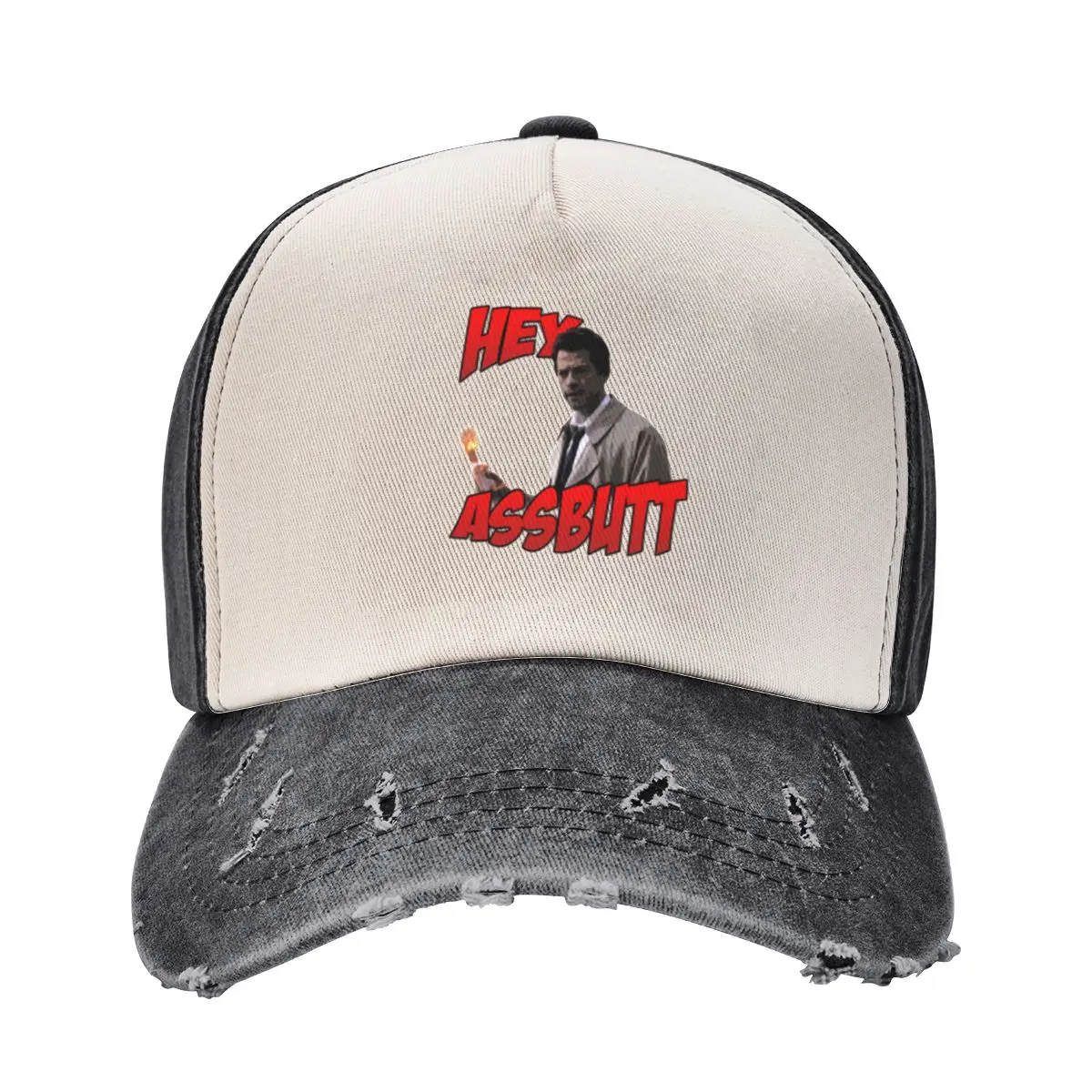 

Hey Assbutt Sticker Baseball Cap Luxury Man Hat Sun Cap cute Trucker Cap Boy Child Women's