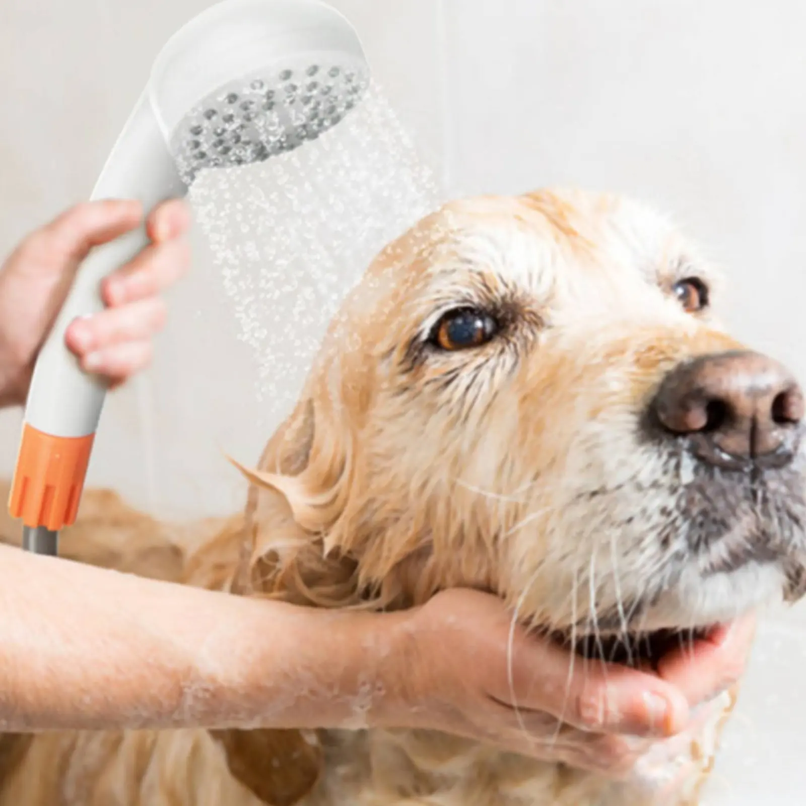 Battery-Powered Portable Shower Kit Multi-Use Electric Camping Shower Pump Hands-Complimentary for Pet Owners, Trip, Beach