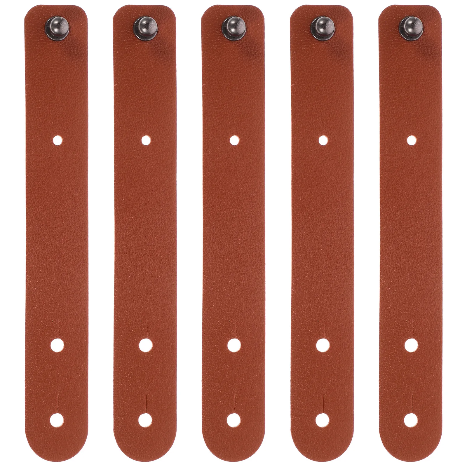 5Pcs Sleek Cord Tie Reusable Cable Strap for Earphones Charging Cables Data Wires Curtain Control Wire Management Desk
