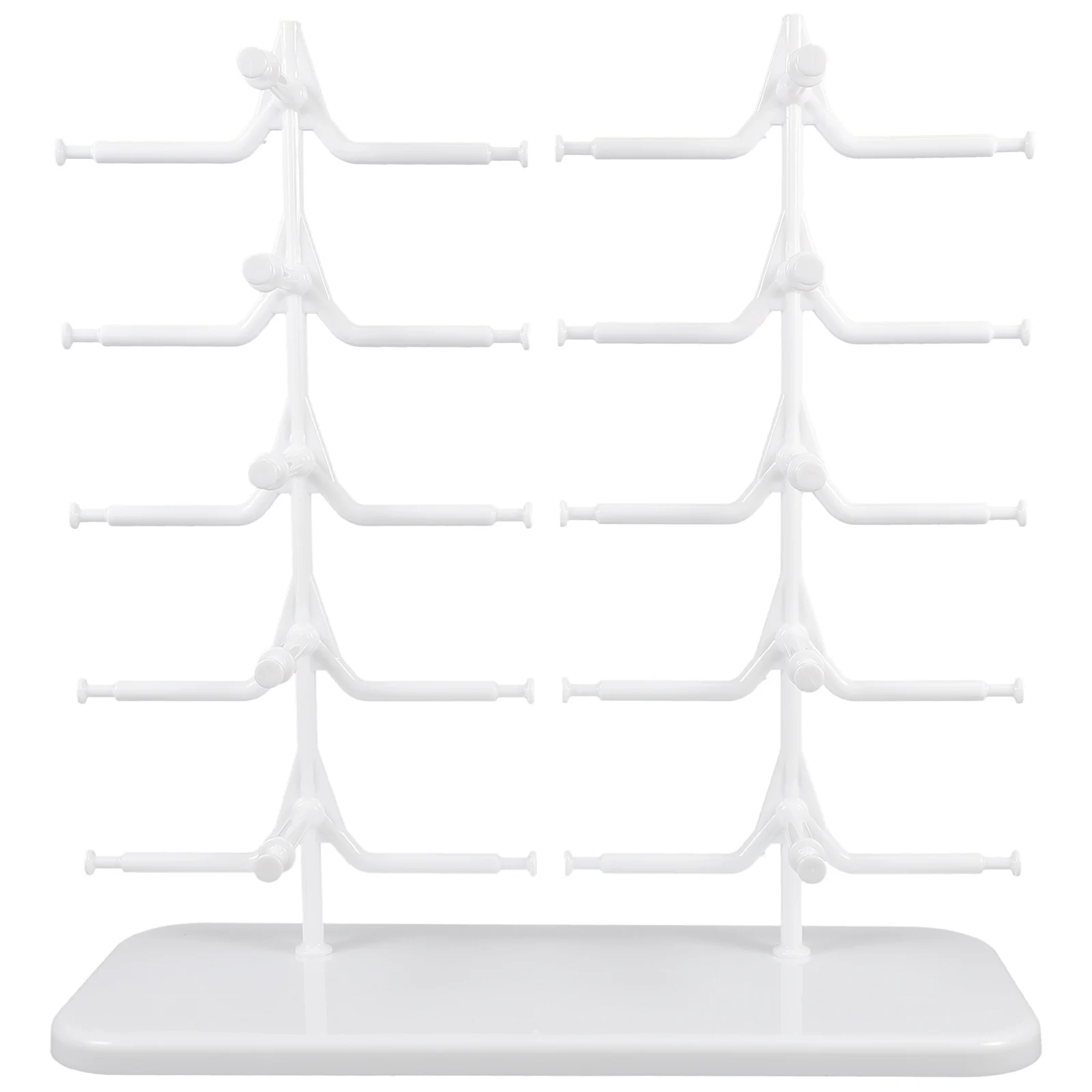 

Sunglasses Display Eyeglasses Rack Organizer Abs Material Black Glasses Holder Stand For Multiple Glasses Eyewear Holder