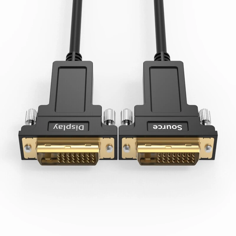 AOC Fiber Optic DVI Cable Engineering Long-distance 24+1 DVI-D 100 Meters High-definition Matrix Splicing Screen Connection Line