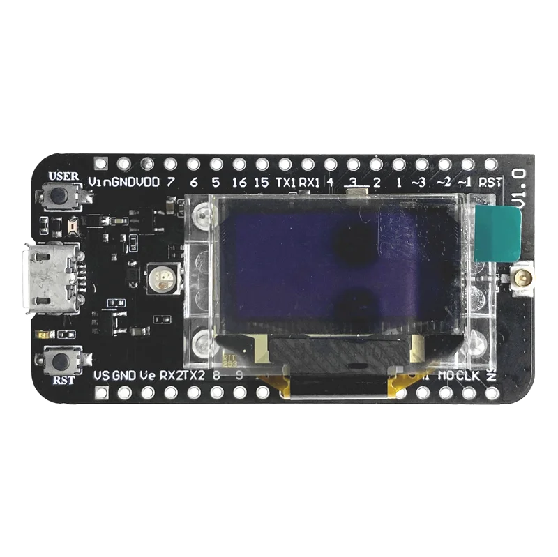 İki adet CubeCell GPS-6502 ASR6502 LoRa GPS düğümü / Antenli arduino için LoRaWAN düğümü uygulamaları, Paket çifti