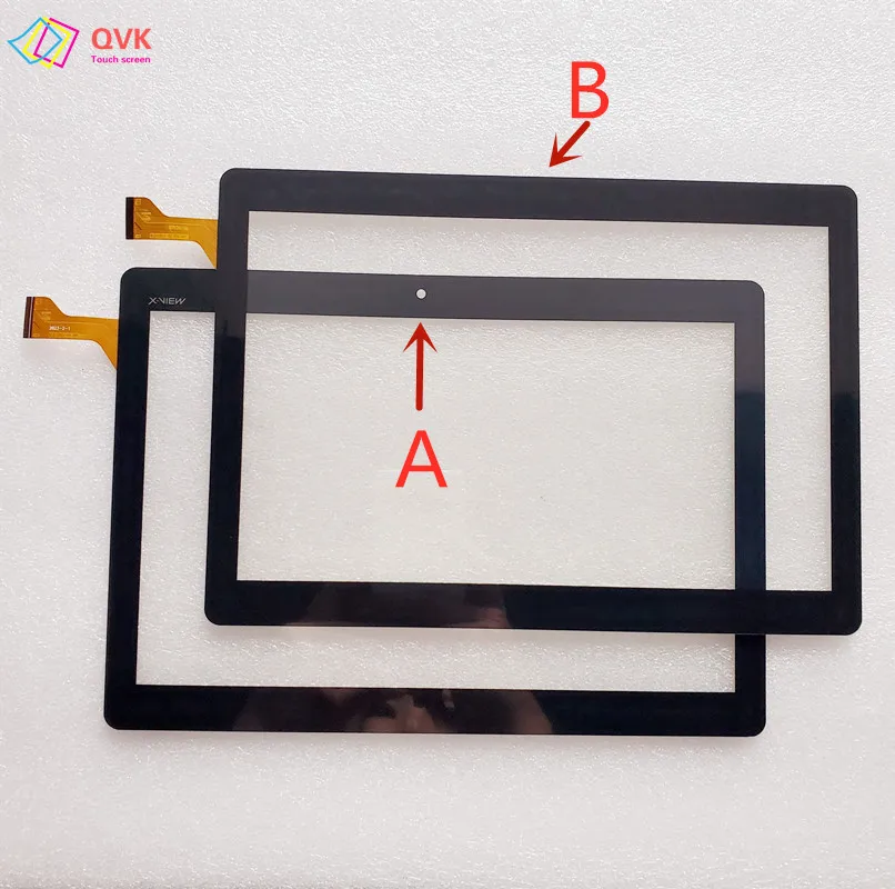 Czarny nowy 10.1 Cal kompatybilny P/N XLD10301-V2 Tablet FPC pojemnościowy ekran dotykowy Digitizer czujnik Panel zewnętrzne szkiełko