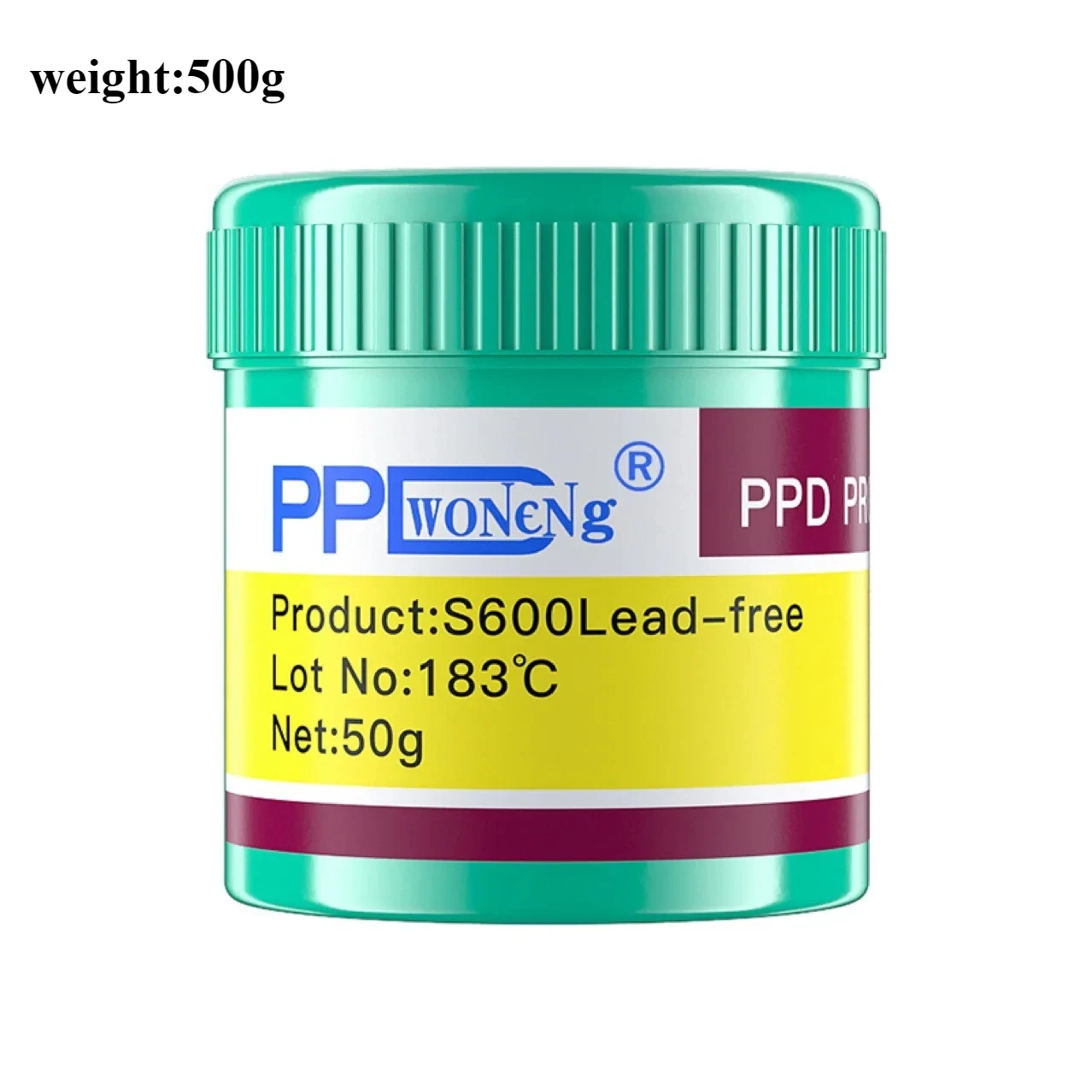 PPD 500g Solder paste repairing mobile phone motherboards, chip soldering low solder paste temperature 183-138-217 Solder paste