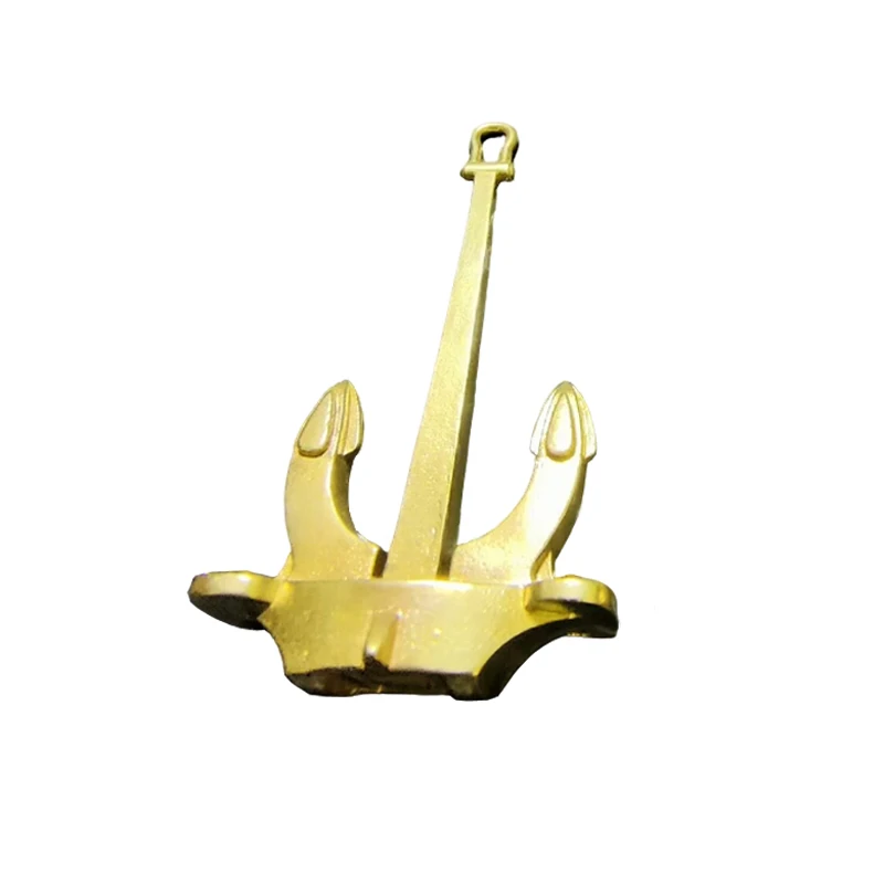 1PCS Simulated Brass Hall Anchor Movable Anchors Rod Length 48mm Miniscale Ship Accessories for RC Boats Models Static Decor