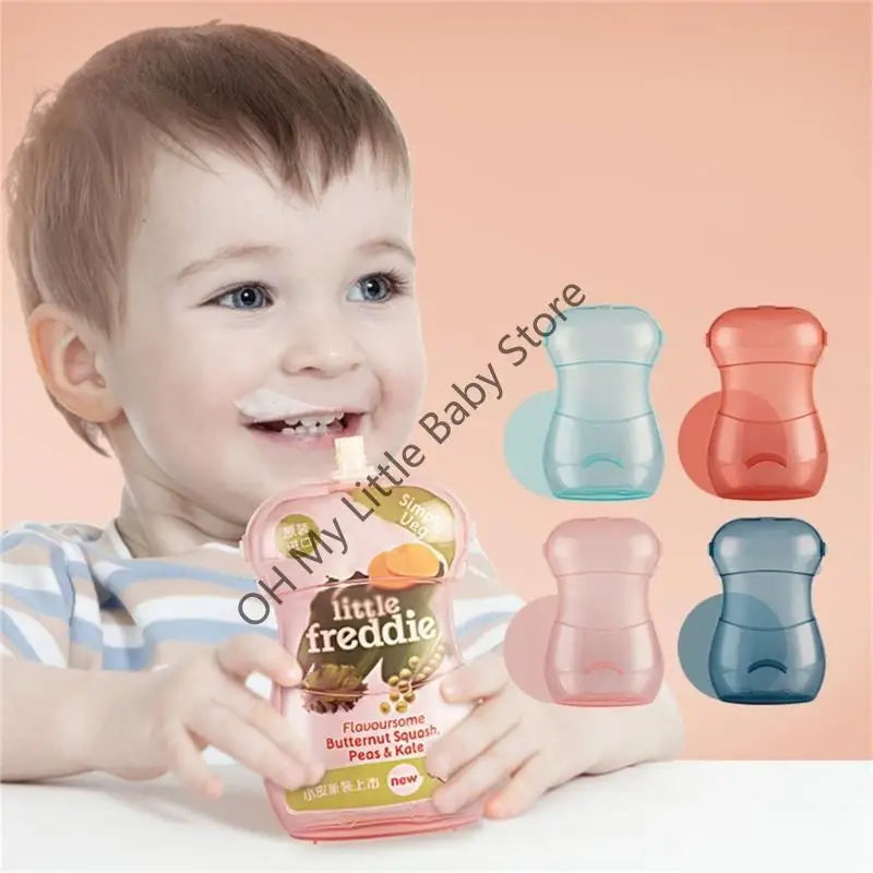 M76c suporte bolsa alimentos recarregável para a maioria sacos aperto alimentos para bebês suportes caixa