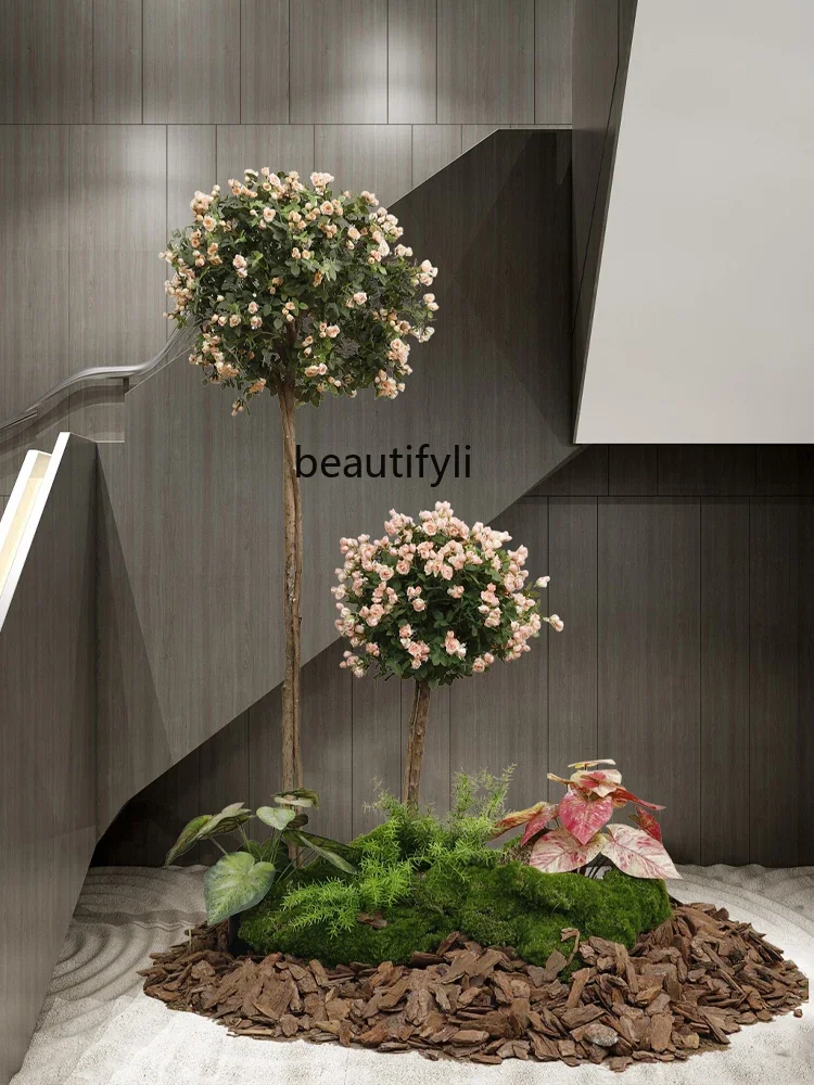 

Simulated green plant flower ball tree landscape landscaping spherical fake plant indoor window decoration ornament bionic plant