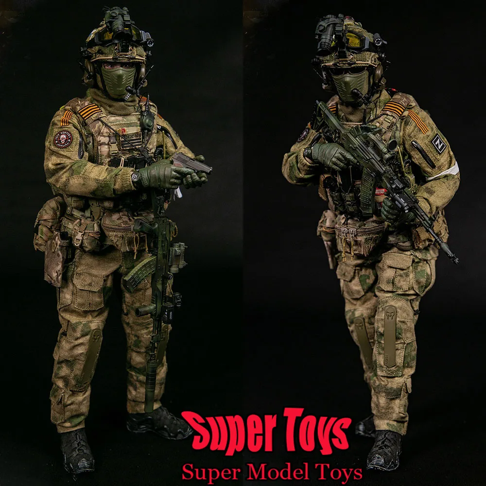 DAMTOYS DAM 78097 1/6 Scale Male Soldier Russian MVD SOBR Response Team Kherson Full Set 12-inch Action Figure Model Gifts