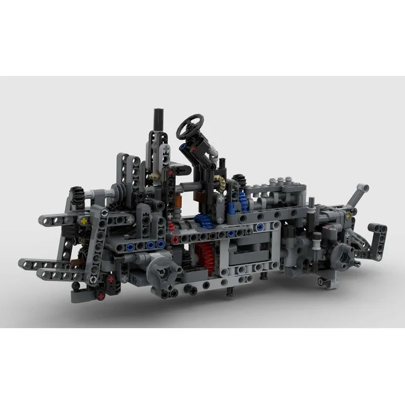 

MOC-249949 Farm Agricultural Universal Tractor Chassis Building Block Model 542 Parts MOC Boys Children's Birthday Toy Gift