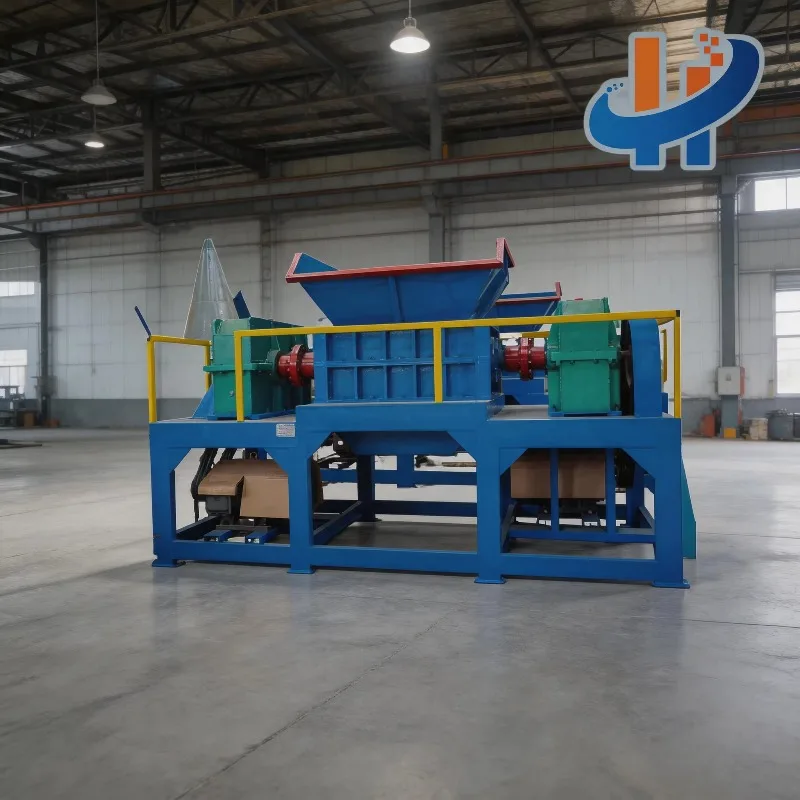 Customized Double Shaft Shredder For Recycling Scrap Metals And Large Scale Solid Waste Double Axis Shredder