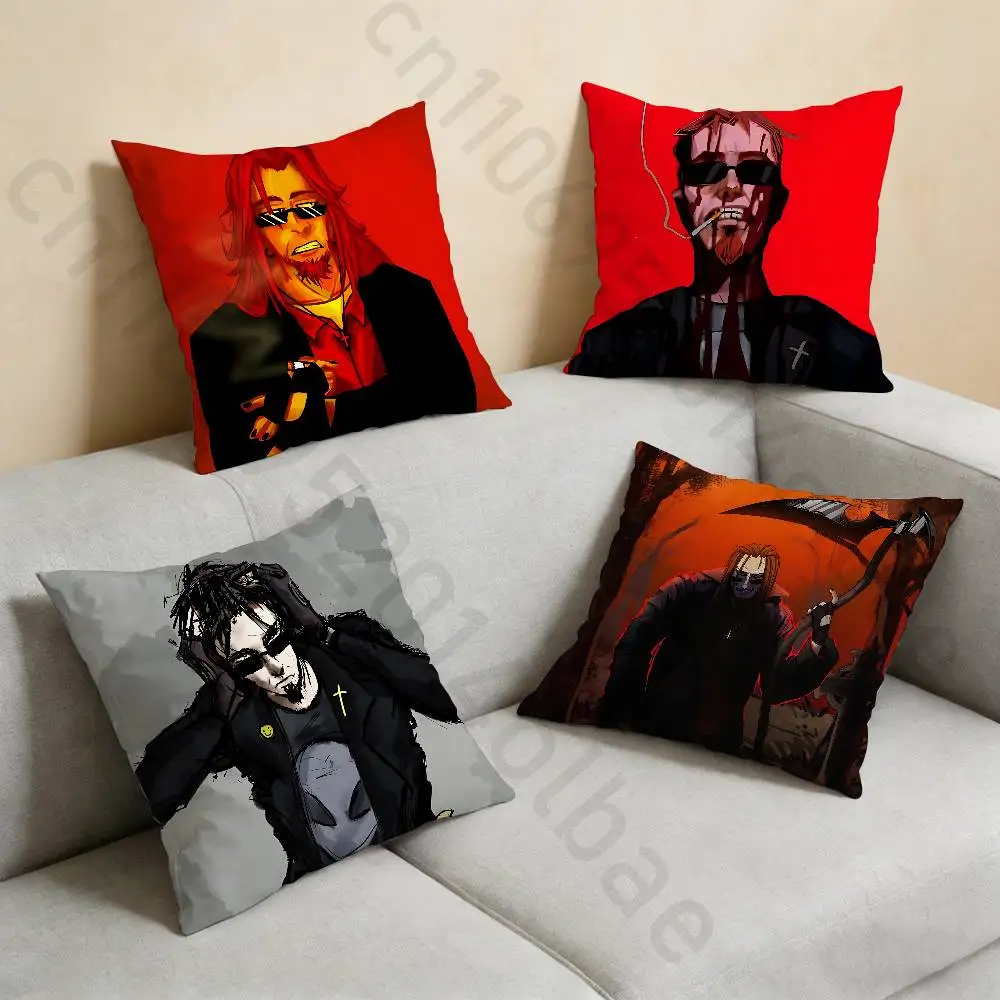 The P-Postal Dude Pillow Case Pillow Case Living Room Sofa Cushion Cover Suitable For Home Bedroom Room Decoration