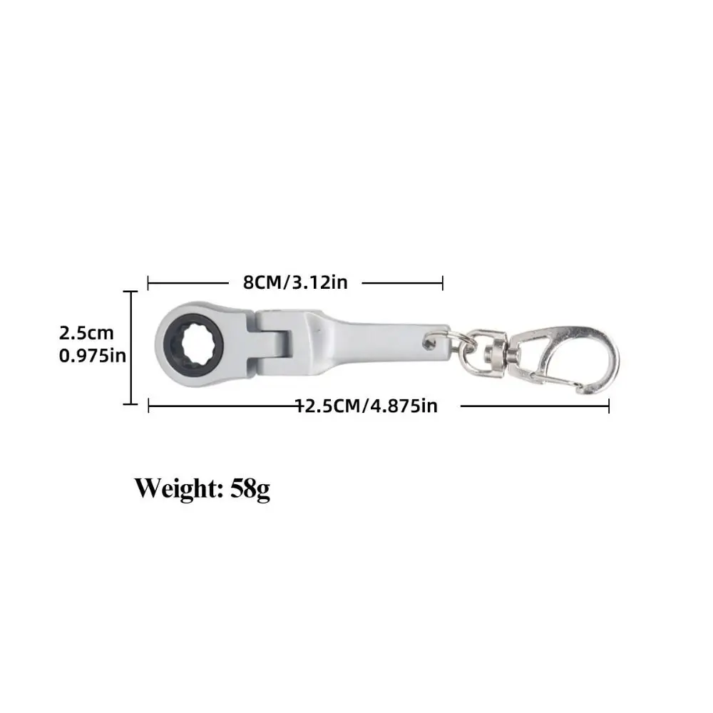 컴팩트한 외관 래칫 스패너 금속 소재 접이식 디자인 래칫 렌치 180도 회전 가능 4가지 색상 사용 가능