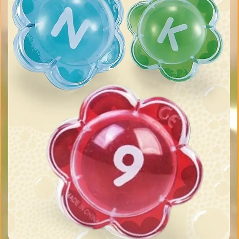 유아 감각을위한 플로팅 볼 목욕 장난감 연극 밝은 컬러 베이비 목욕 시간 대화식인지 조기 학습 장난감 L8RB