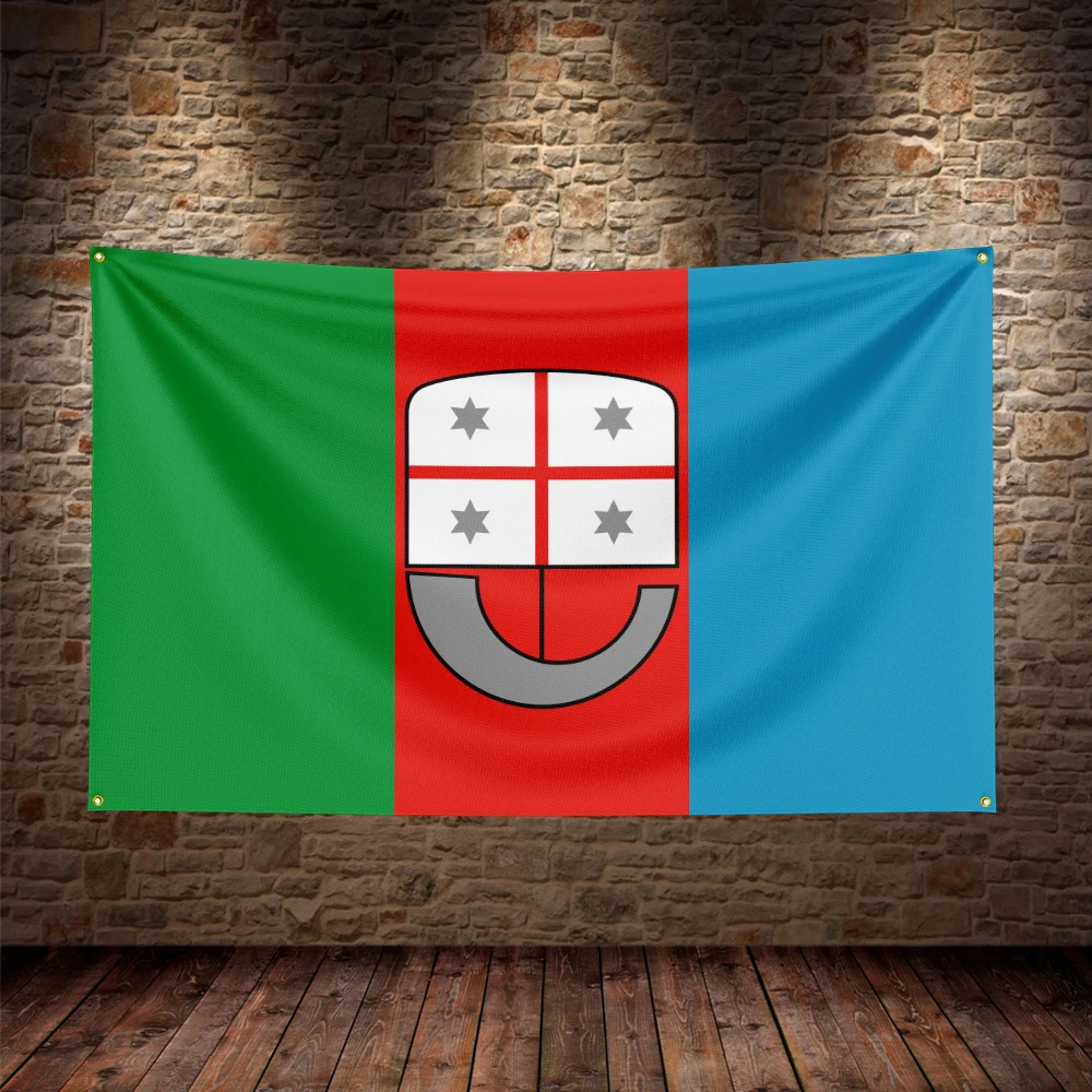 

Single sided printed Italian county flag of Liguria wall decoration