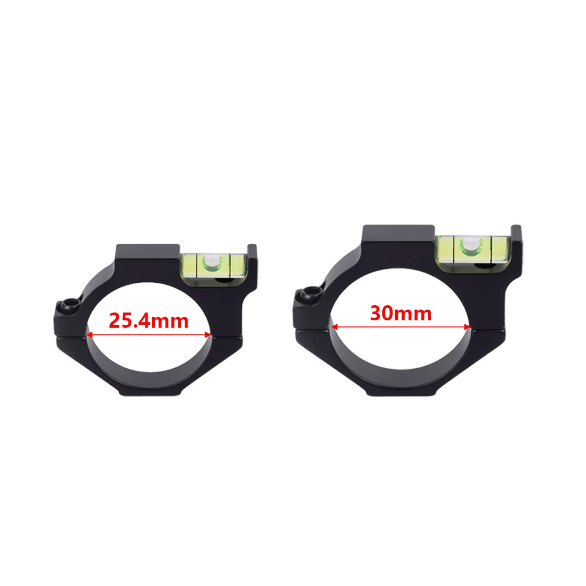 

Outdoor sight 25.4mm30mm level tube clamp aluminum alloy sight tube clamp bubble level level bracket high precision