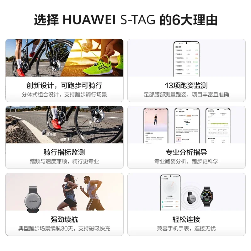 Huawei S-TAG standard professional running posture monitoring scientific running posture analysis tracker tag