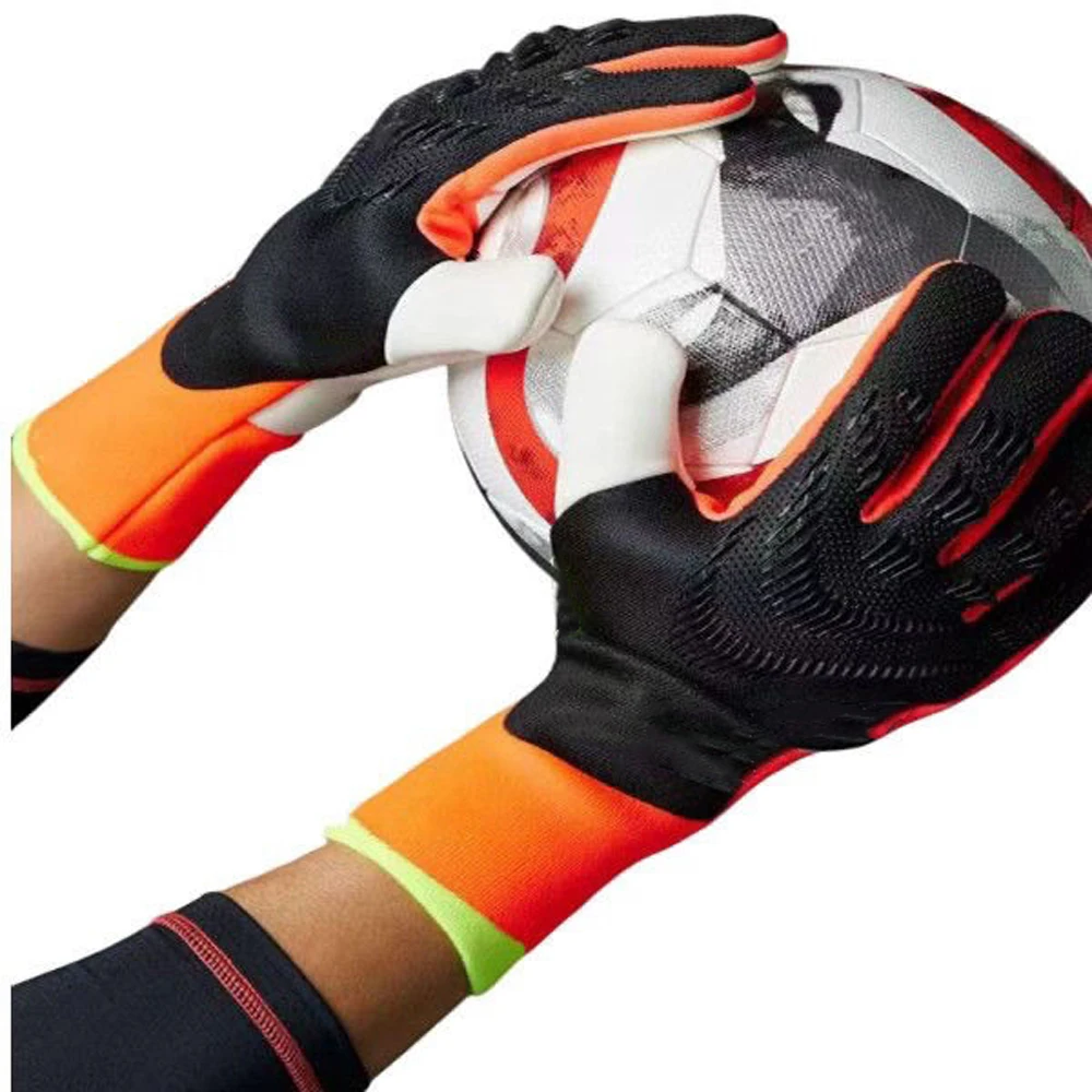 New Predator Football Gloves Soccer Goalkeeper Thickened Latex Teenager Adults Non-Slip Soccer Goalie Goalkeeper Football Gloves