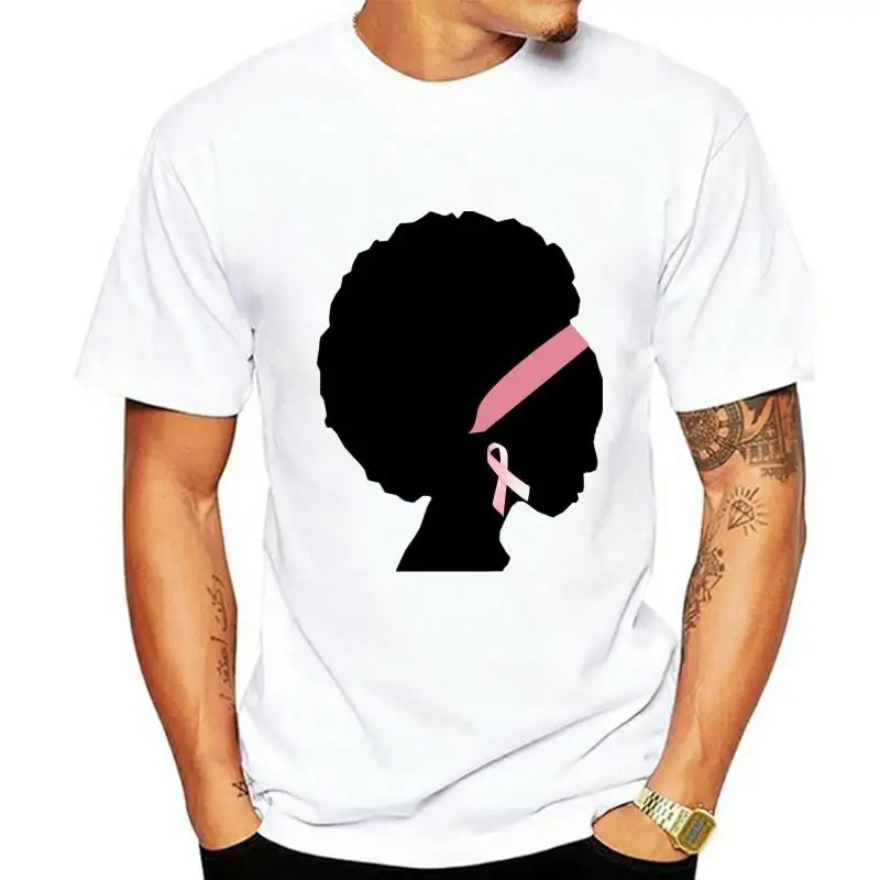 New Men Shirt Breast Cancer Black MenAwareness Breathable T Shirt