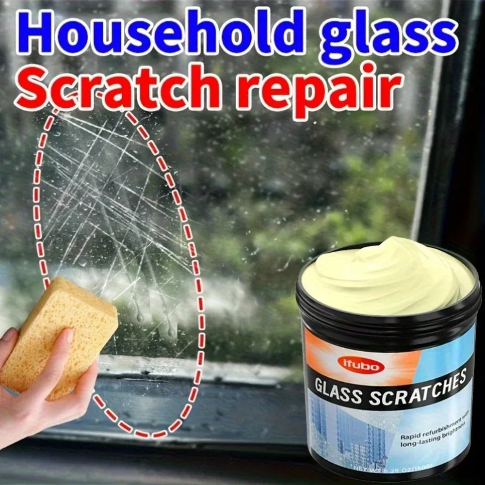 معجون إصلاح جديد للخدوش الصغيرة على النوافذ والزجاج - يعيد وتلميع خدوش زجاج السيارة، ويزيل العيوب من #6