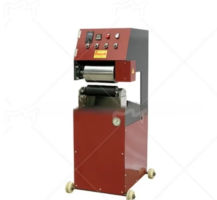 New Automatic Crocodile Skin Calender Polishing Machine Flattening Shoe Polishing Equipment Core Motor Component