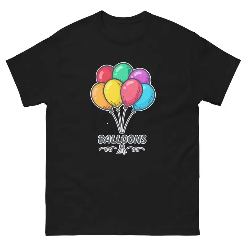 Balloons Party Supplies Items Birthday Event T Shirt