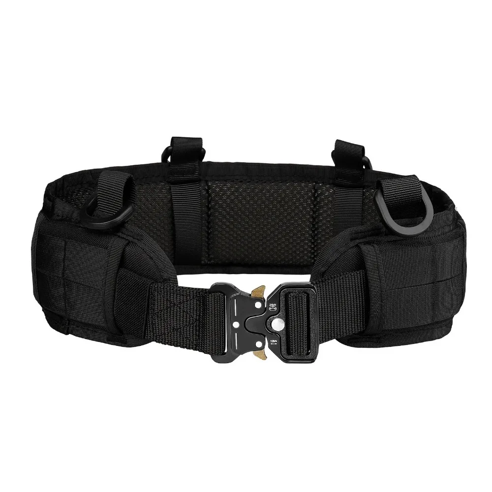 

Hanging Belt Adjustable Men's Waist Belt Durable Wear-resistant Multi-Function Belt Breathable Oxford Outdoor Belt Training