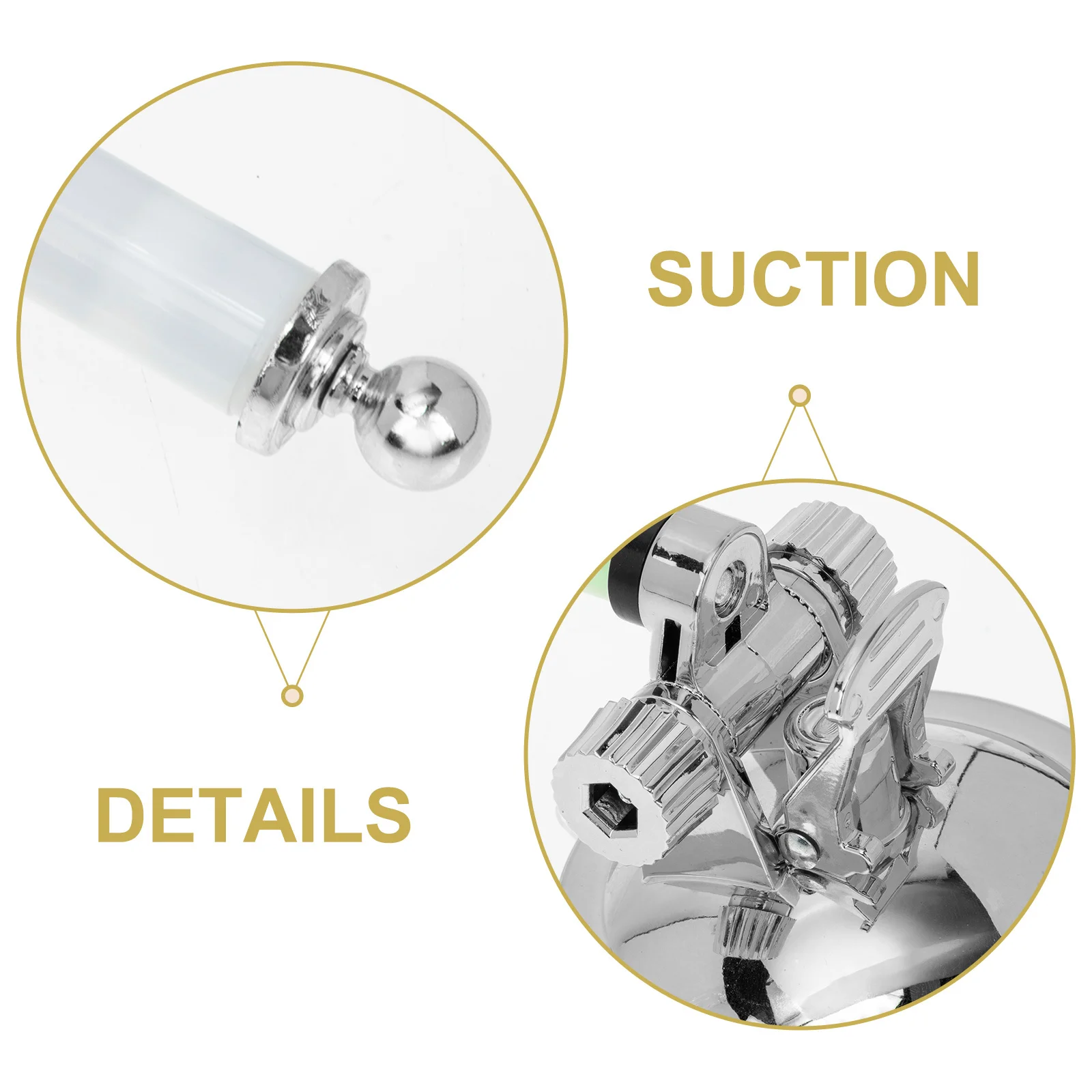 

1pc Car Flag Pole Suction Mount Decorative Flagpole Removable Vehicle Outdoor Travel Use Compact Chinese Flag Rod Sucker