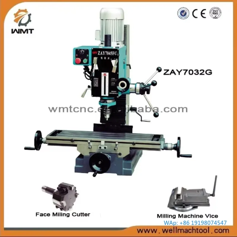 ZAY7045FG Mini Vertical Milling Drilling Machine for Metal Cutting