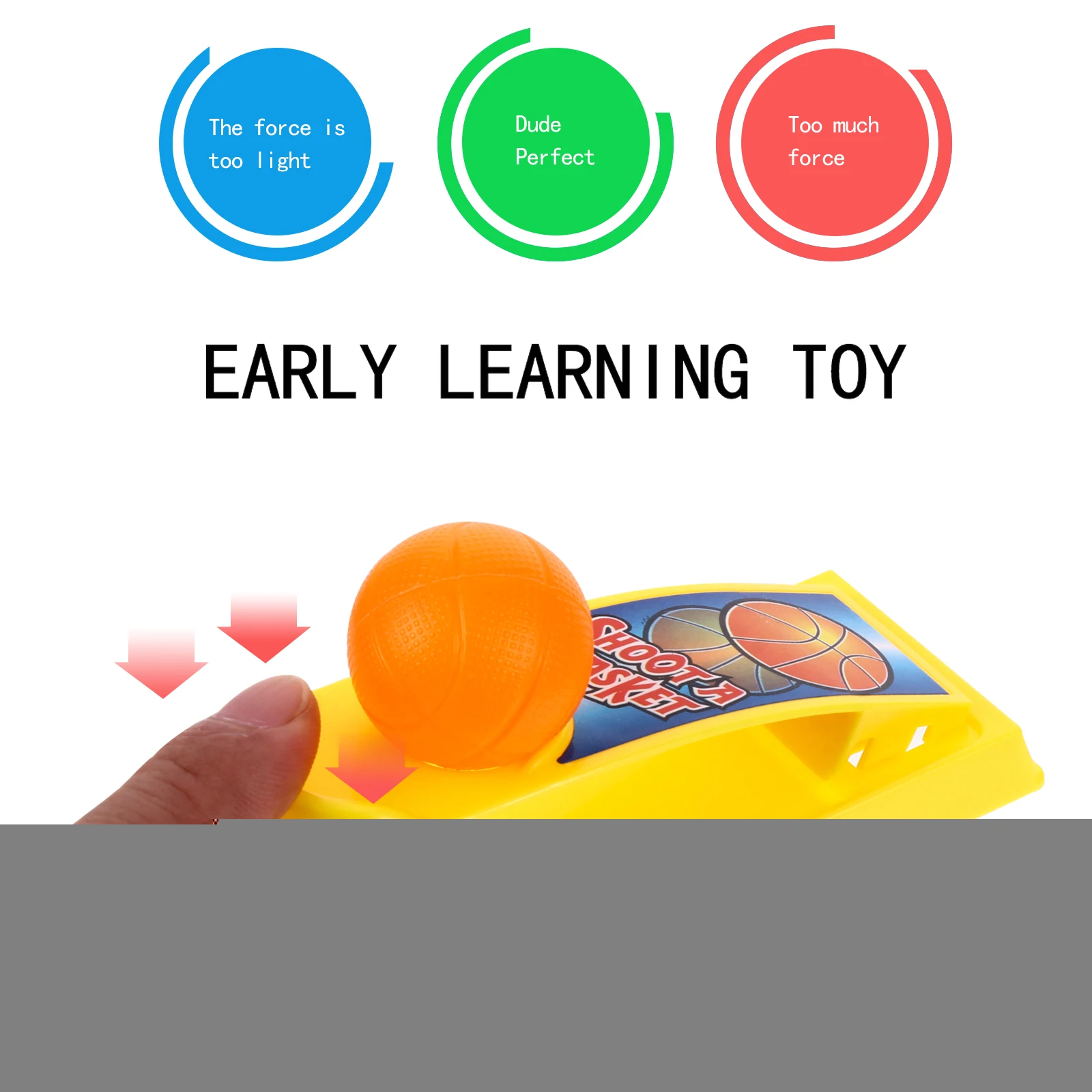 

Sports Game Toy Portable Early Learning Desktop Plastic Basketball Interactive Parent-child